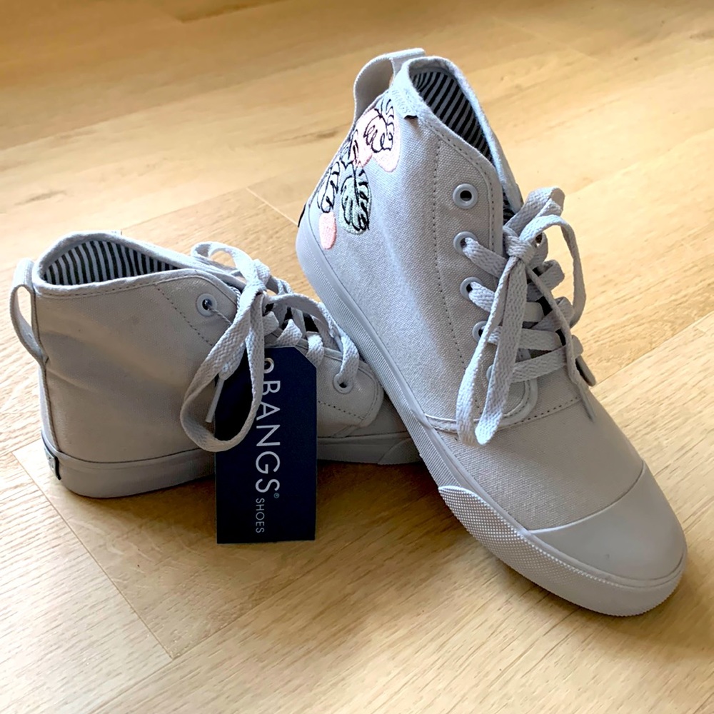 Womens high top Bangs sneakers